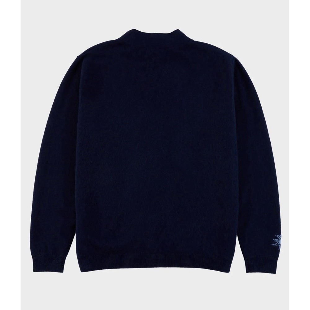 LERET LERET No. 90 Navy Cardigan Sweater Mongolian Cashmere Limited Edition XXS - Picture 3 of 14